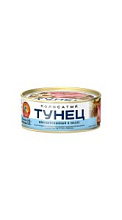 Тунец Сохраним Традиции полосатый бланшированный в масле ГОСТ 240г