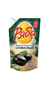Майонез Ряба Оливковый 67% 192г
