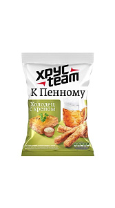 Сухарики Хрусteam к Пенному Холодец с хреном 90г