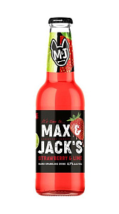 Пивной напиток Max&Jacks Клубника-лайм 4.7% 400мл