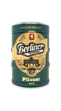 Пиво Berliner Geschichte, Pilsner светлое фильтрованное 4,8% 5л.