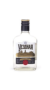 Водка Уездная 40% 0.25л