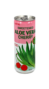 Напиток Lotte Sweetened Алоэ вишня 240мл