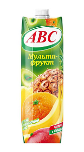 Напиток сокосодержащий АВС Мультифрут 1л 