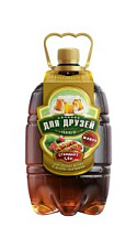 Пиво Бочонок для друзей Живое светлое 4.5% 1.5л