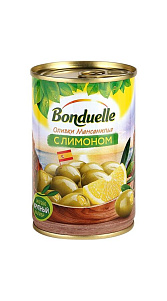 Оливки Bonduelle Мансанилья с лимоном 314мл