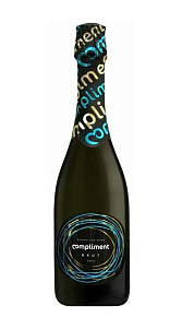 Вино игристое Compliment, белое брют 11,5% 0,75л