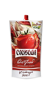 Кетчуп Слобода острый 300г