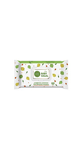 Салфетки влажные Safira Baby Halal для детской гигиены 100шт