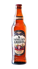 Пиво Danielsen & Krohn, lager фильтрованное пастеризованное 4,2% 0,5л