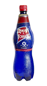 Напиток слабоалкогольный газированный Очаково Джин Тоник 9% 1л