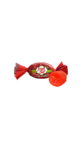 Карамель Fruit Bar с соком клубники 1кг  