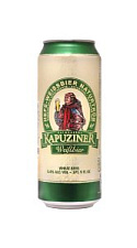 Пиво Kapuziner, Weissbier светлое пастеризованное нефильтрованное 5,4% 0,5л