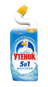 Чистящее средство Туалетный утенок 5в1 Морской 500мл