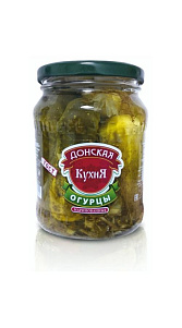 Огурцы Донская кухня маринованные 680г