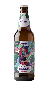 Пивной напиток Konix Mon Cher Cassis пастеризованный, 4,5% 0,45л.