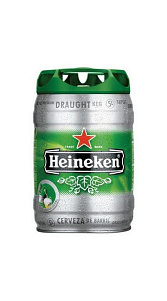 Пиво Heineken светлое 4.8% 5л
