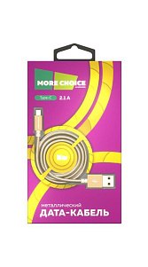 Дата-кабель More Choice USB 2.1A для Type-C K31a 1м 