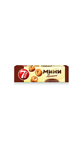 Печенье 7 Days мини с шоколадной глазурью и с кремом Какао 100г