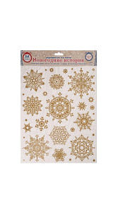 Украшение на окна Новогодние истории 30*38см