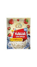 Каша овсяная 12 месяцев с клубникой 35г