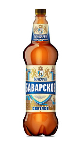 Пивной напиток Баварское Светлое 4.3% об 1.2л