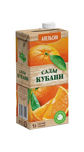 Нектар Сады Кубани апельсиновый 1л