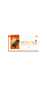 Шоколад Merci Горький Апельсин-Миндаль 100г