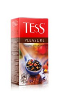 Чай черный Tess Pleasure с шиповником и яблоком 25пак