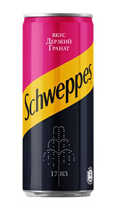 Газированный напиток Schweppes Дерзкий Гранат безалкогольный 330мл