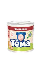 Пюре Тёма Цыпленок с 6мес 90г