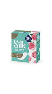 Прокладки Ola Silk Sense Daili deo Бархатная Роза ежедневные 60шт