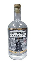 Водка Костромской стандартъ, Серебряная 40% 0.5л