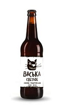 Пиво Васька Светлое, светлое пастеризованное фильтрованное, 4% 0,45л.