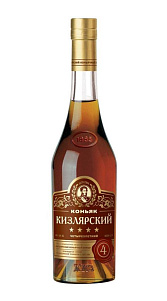 Коньяк Кизлярский четырехлетний 40% 0,5л