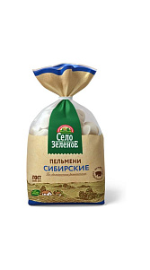 Пельмени Село Зеленое Сибирские 800г