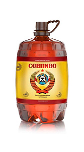 Пиво Совпиво Сделано по ГОСТ светлое, фильтр, пастериз 4,0%  1,5л