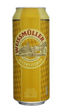 Пиво WeissMuller, Hefeweissbier светлое непастеризованное нефильтрованное 5,3% 0,5л