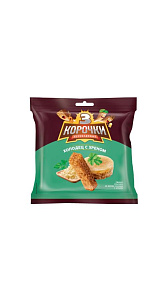 Сухарики 3 Корочки Холодец с хреном 100г