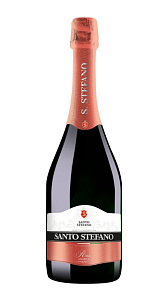 Напиток слабоалкогольный Santo Stefano, Rose розовый полусладкий 8% 0,75л