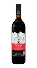 Вино Betanelli Саперави красное, сухое, 9% 0,75л.