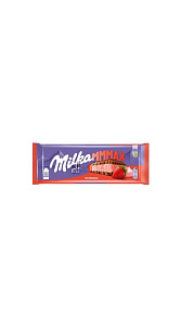 Шоколад Milka Мmmax клубника 253г