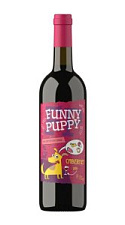 Вино Funny Puppy, Cabernet красное полусухое 13,5% 0,75л
