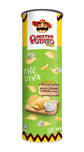 Чипсы Mister Potato со вкусом сметаны и лука 160г