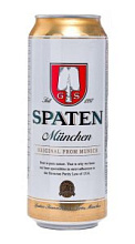Пиво Spaten Munchen светлое 5.2%  0.5л 