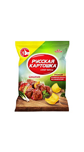 Чипсы Русская картошка со вкусом Шашлык 105г