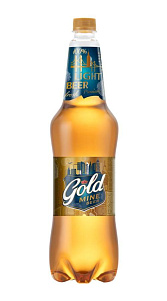 Пиво GOLD MINE BEER светлое пастеризованное 4,6% 1,15л