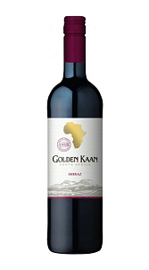 Вино Golden Kaan, Shiraz красное полусухой 14% 0,75л
