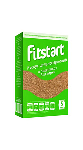 Кускус Fitstart цельнозерновой 5пак 400г