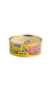 Печень трески Вкусные консервы Экстра натуральная 230г